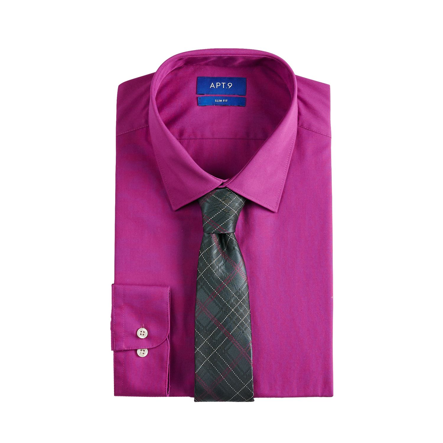 Apt. 9® Slim-Fit Dress Shirt ☀ Tie Set